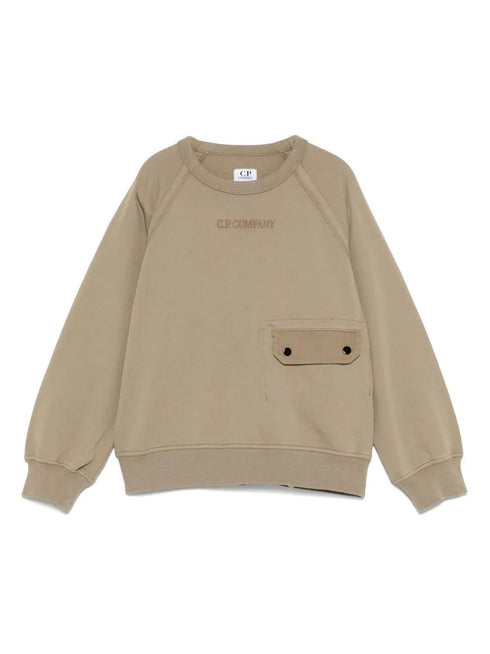C.P. COMPANY LOGO SWEAT